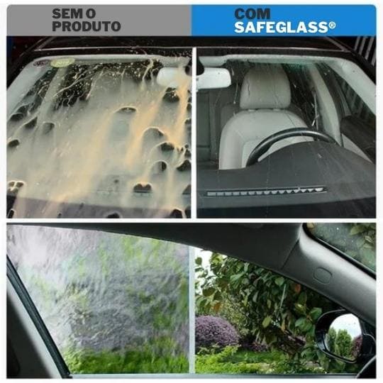 🎊Promoção Limitada🎊 Impermeabilizador de Vidros Automotivos SafeGlass - Segurança e Proteção